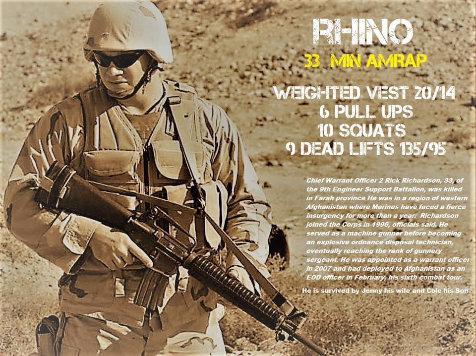 4th of July Hero WOD - Rhino