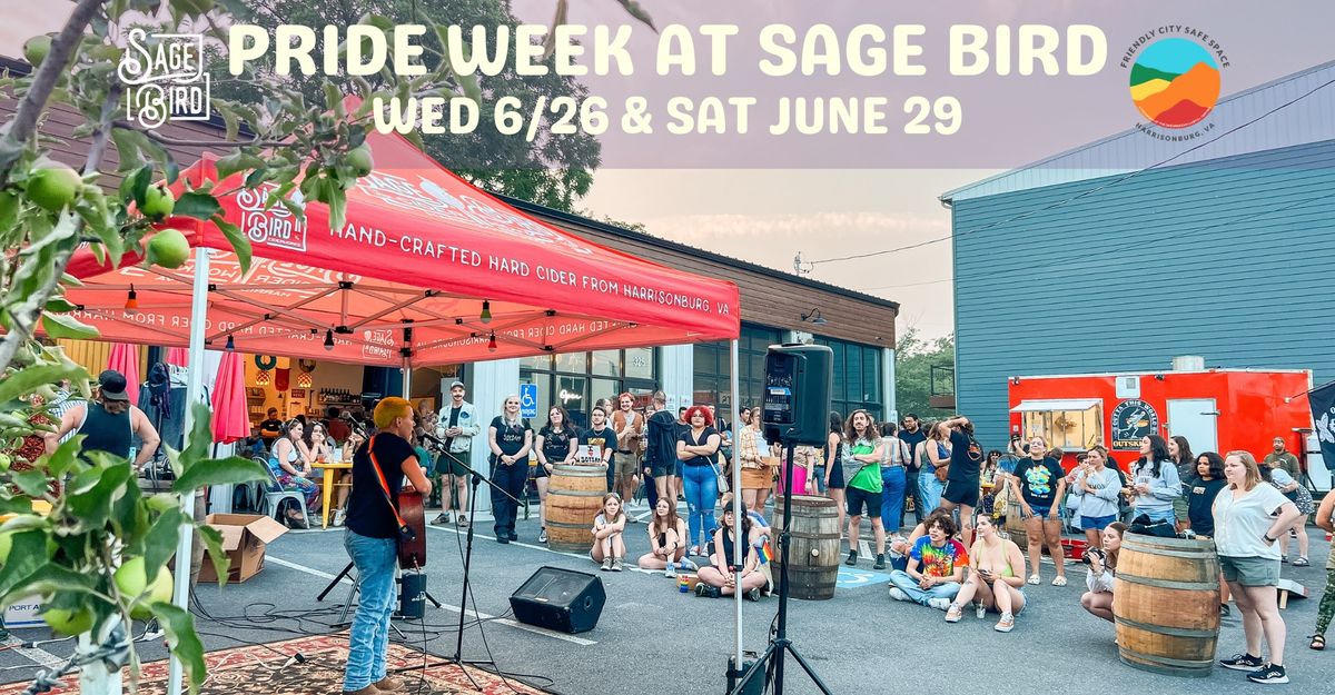 Pride Week Events at Sage Bird Ciderworks