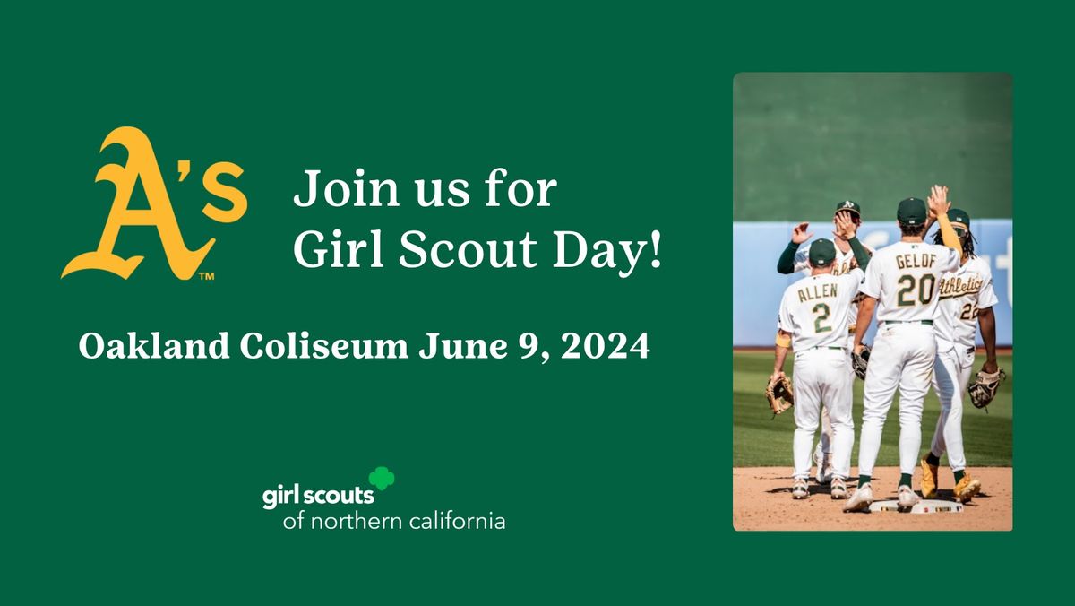 Oakland A's Girl Scout Day