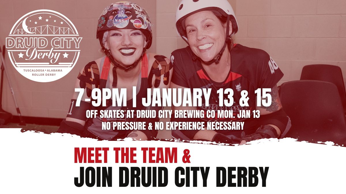 Druid City Roller Derby Adult Recruitment Meet & Greet