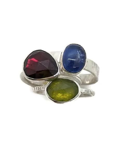 Bezel Set Rings