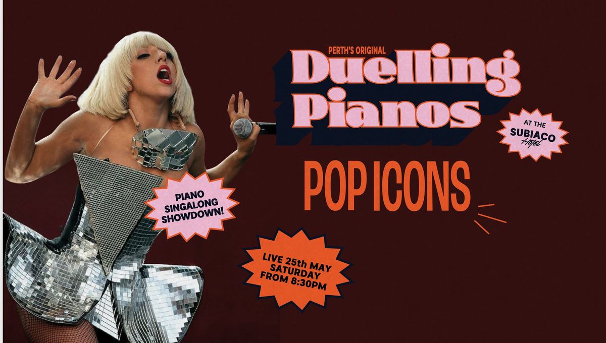 Duelling Pianos Pop Icons