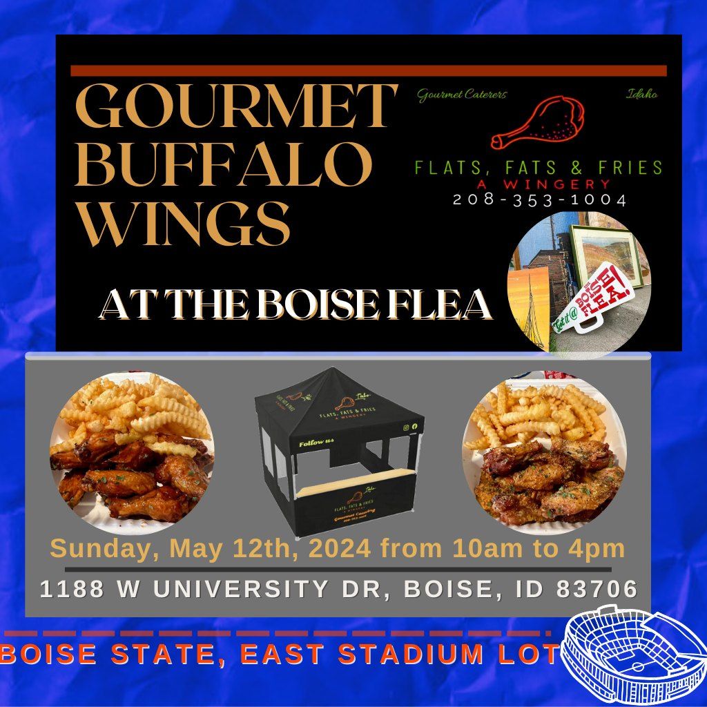 Gourmet Buffalo Wings at The Boise Flea