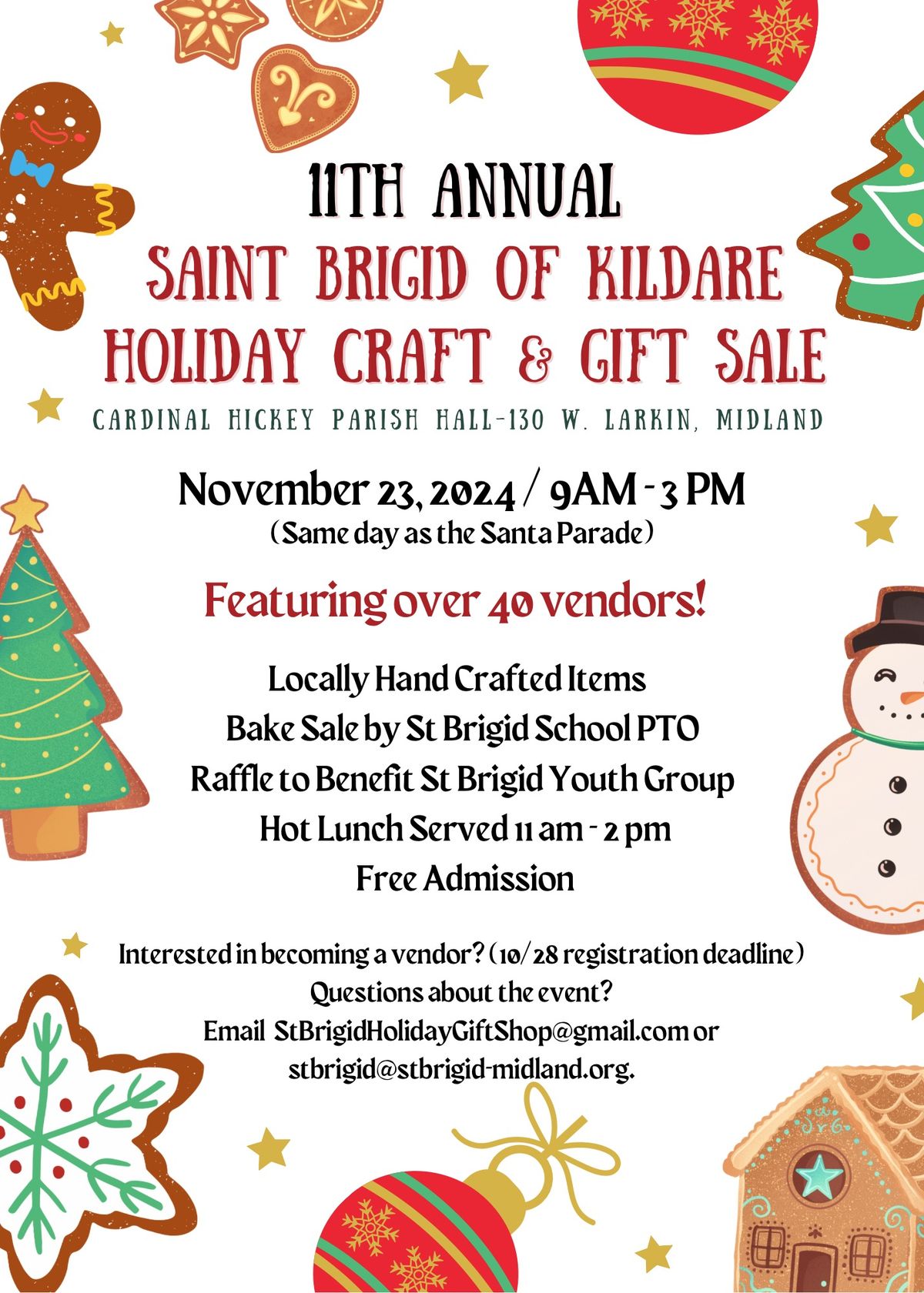 Saint Brigid Holiday Craft & Gift Sale