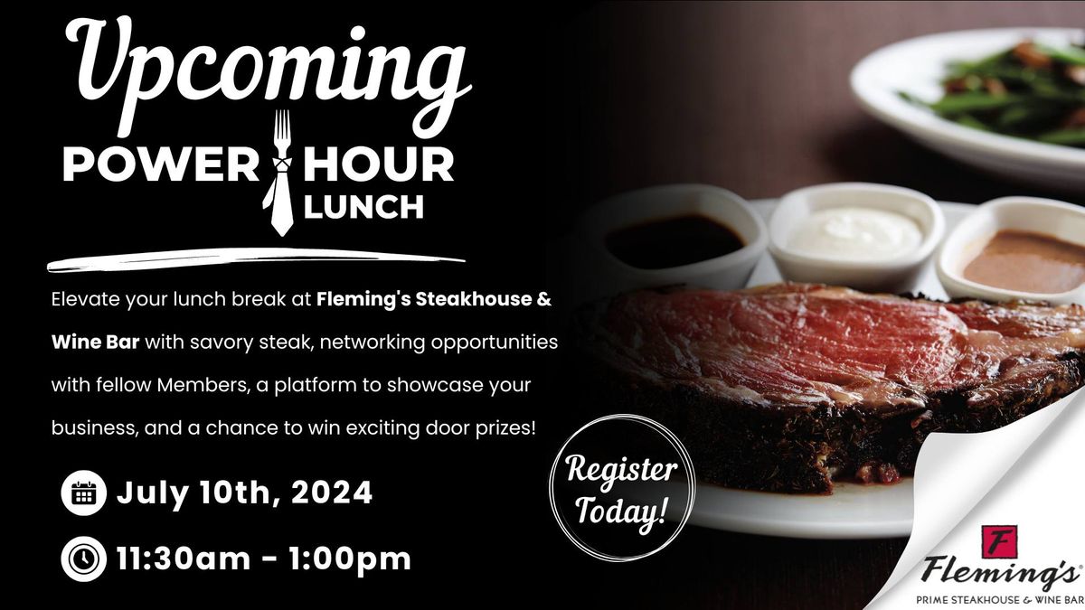 Power Hour Lunch (PHL) - Fleming's Steakhouse & Wine Bar