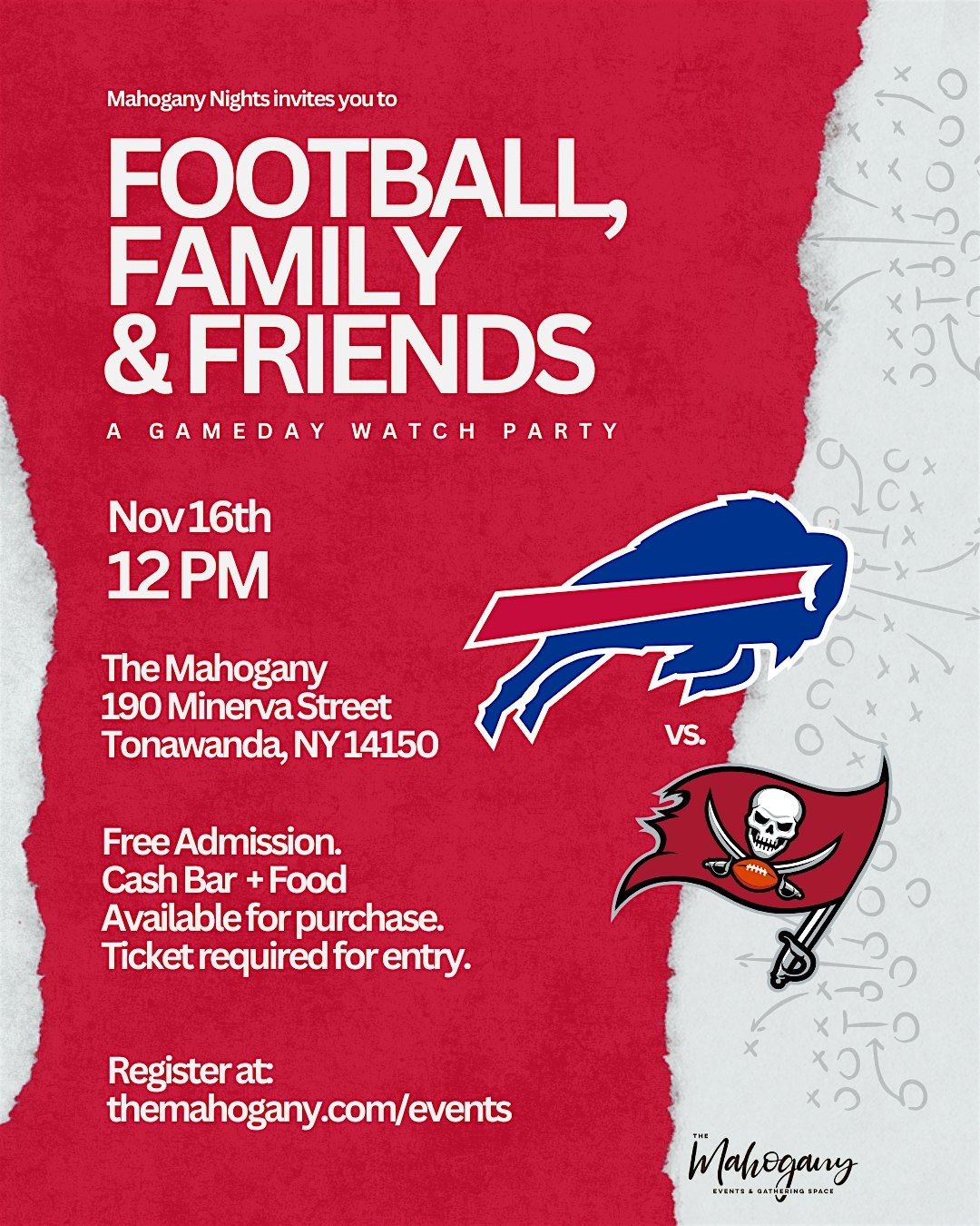 Mahogany Nights  Buffalo Bills Watch Party