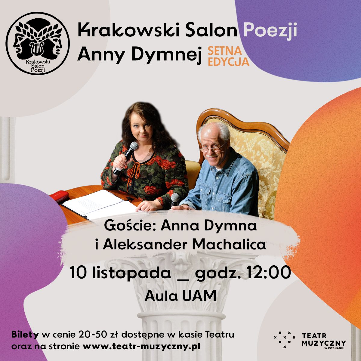 100. SALON POEZJI \/ ANNA DYMNA I ALEKSANDER MACHALICA