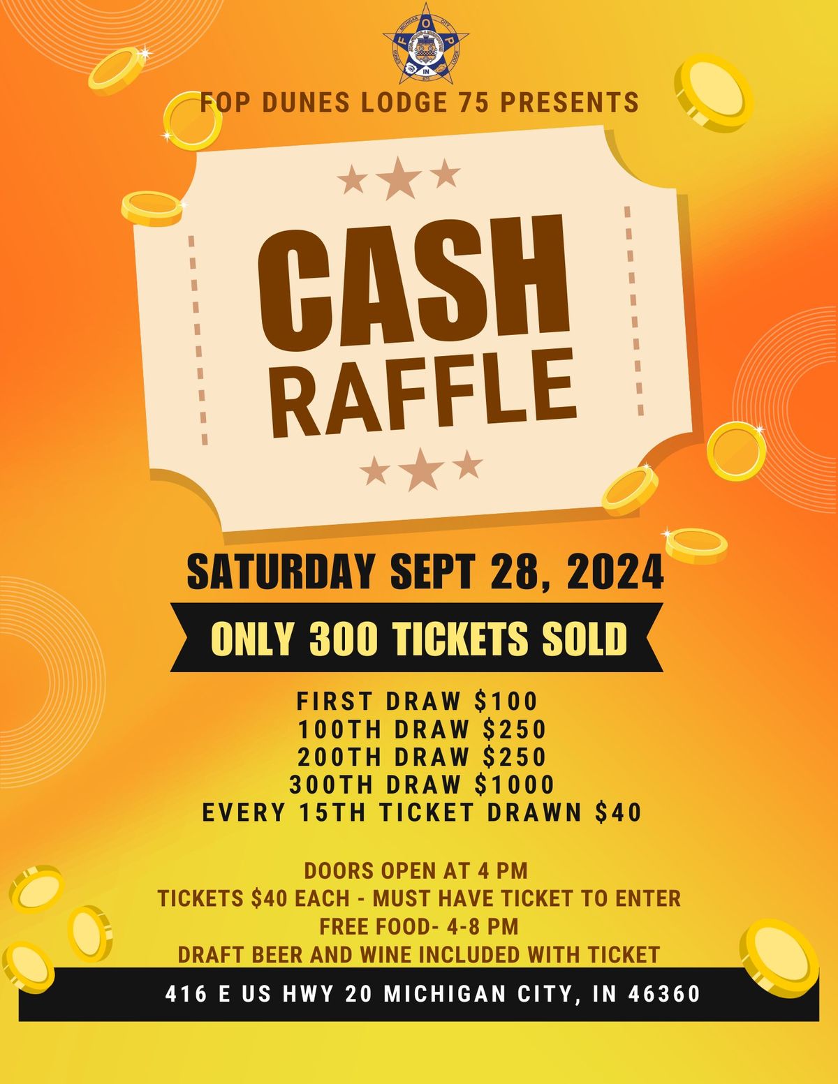 FOP 75 Cash Raffle