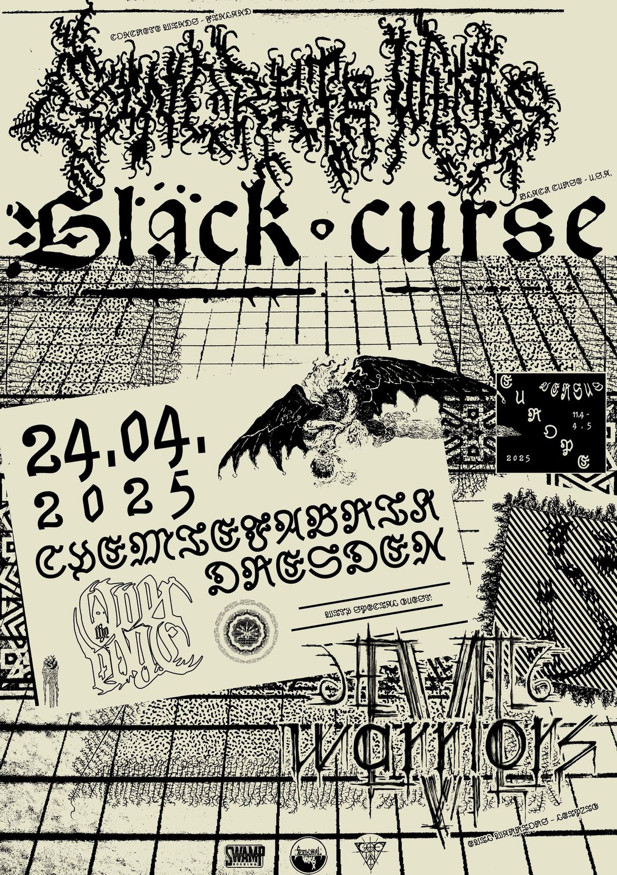 OTE: Black Curse \/ Concrete Winds \/ Evil Warriors - Dresden