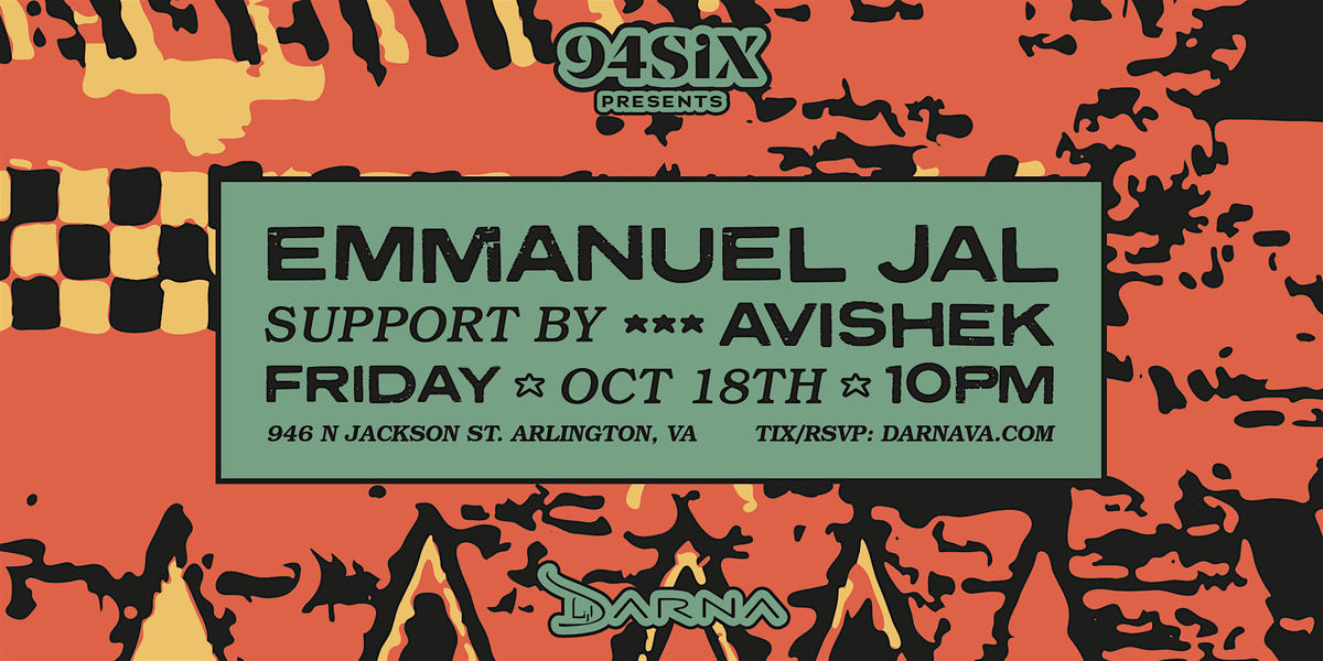 94Six  presents  Emmanuel Jal w\/ Avishek