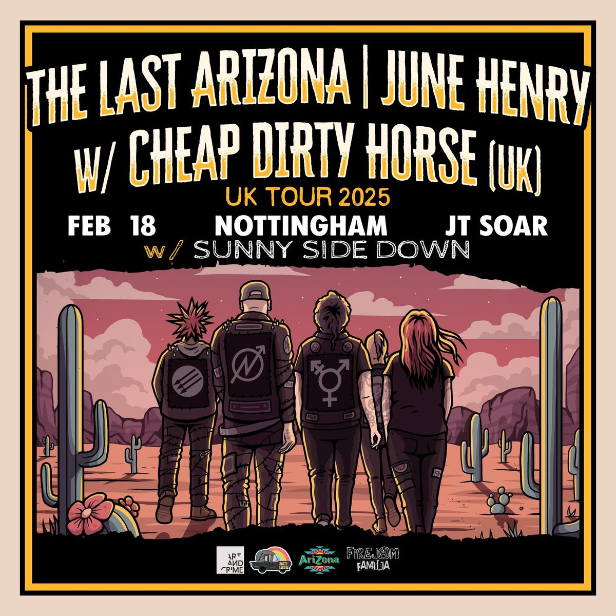 The Last Arizona & June Henry w\/ Cheap Dirty Horse & Sunny Side Down | Nottingham