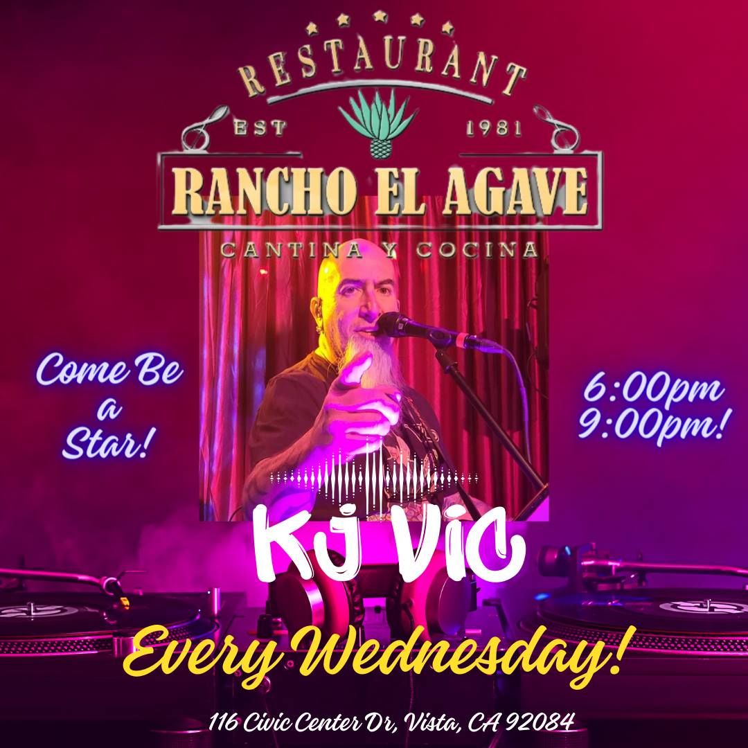 Join me every Wednesday Night in Vista at Rancho El Agave from 6:00 pm to 9:00 PM