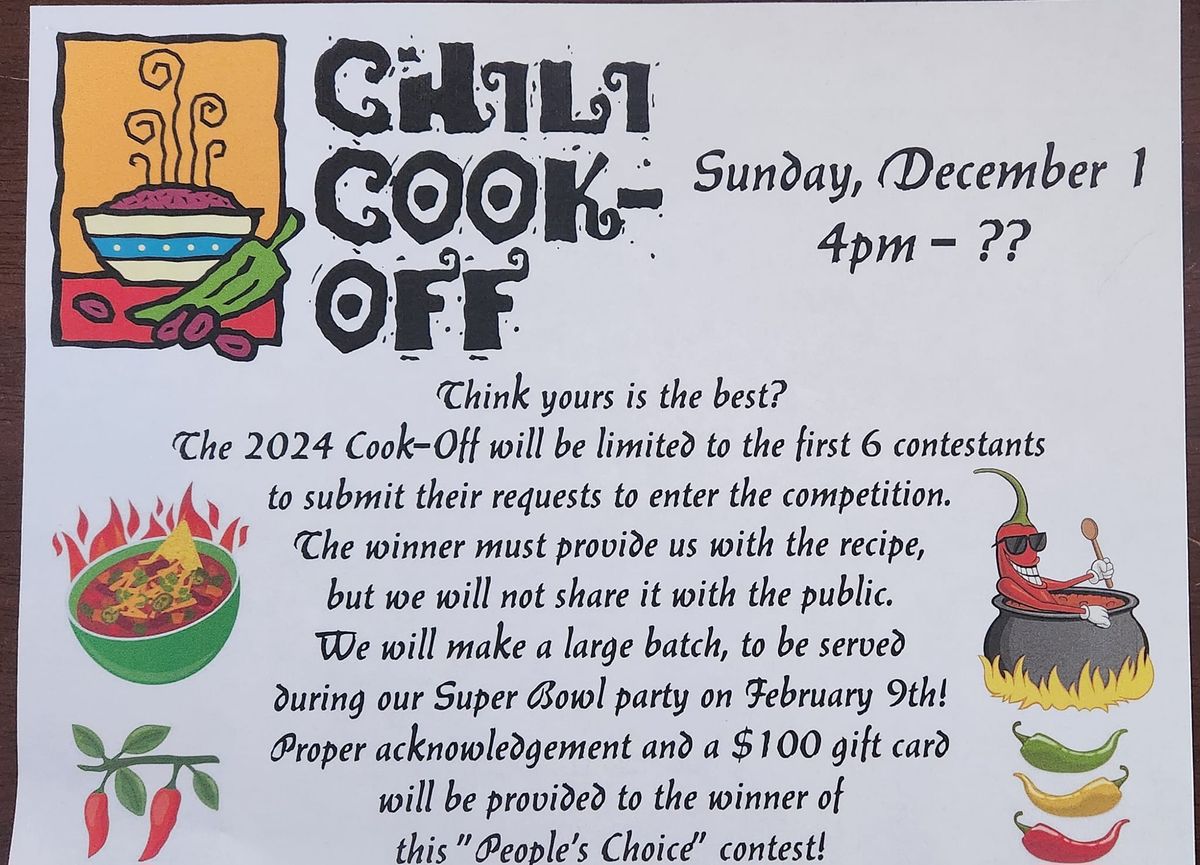 The 2024 Chili Cook-Off