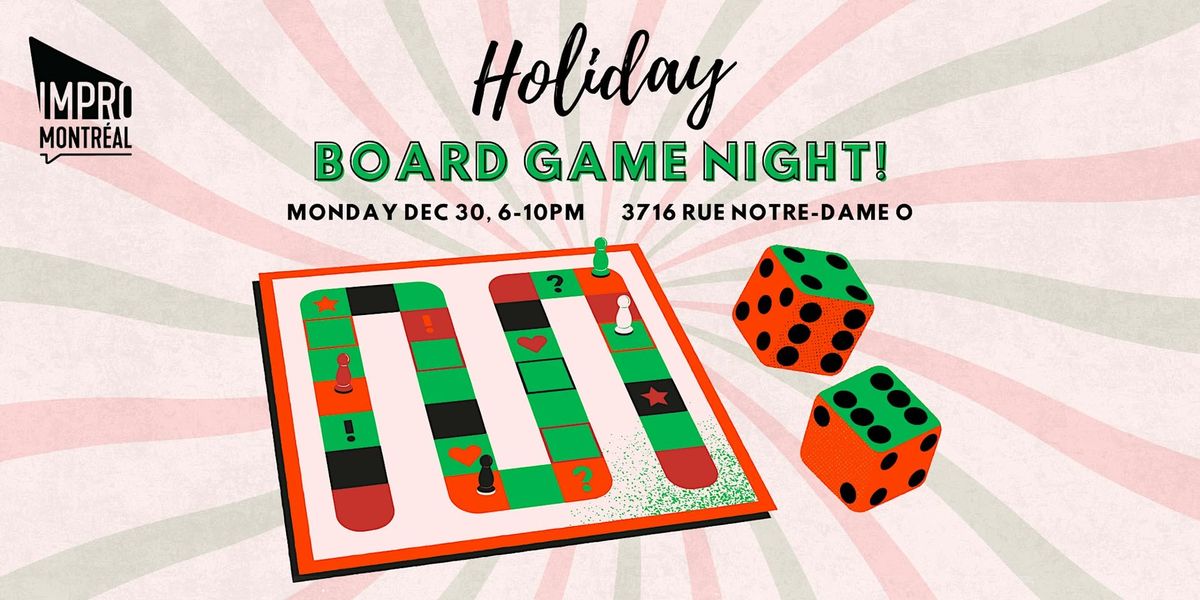 Holiday Board Game Night