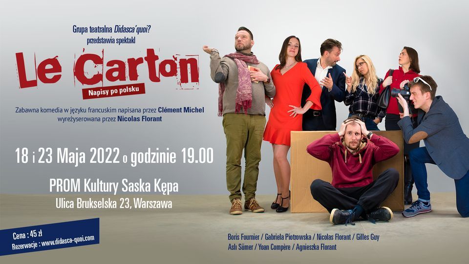 Le Carton - Warszawa 23\/05\/2022 7pm