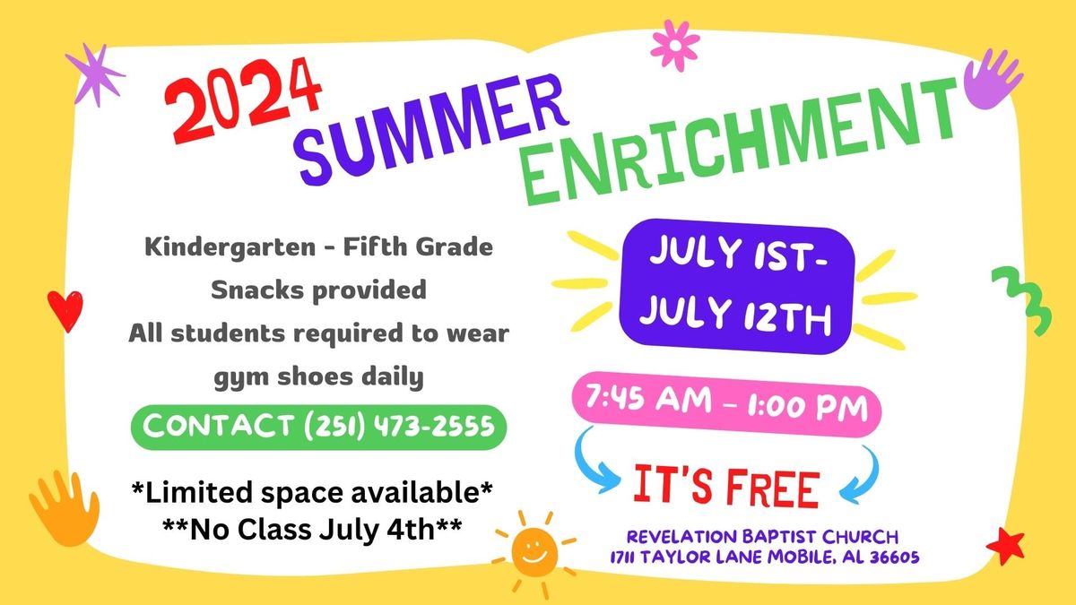 Summer Enrichment 2024