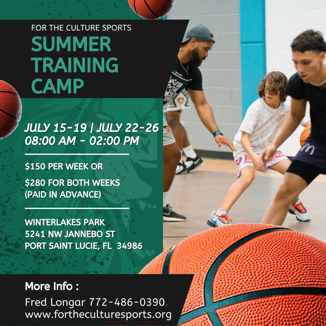 For The Culture Sports Summer Training Camp