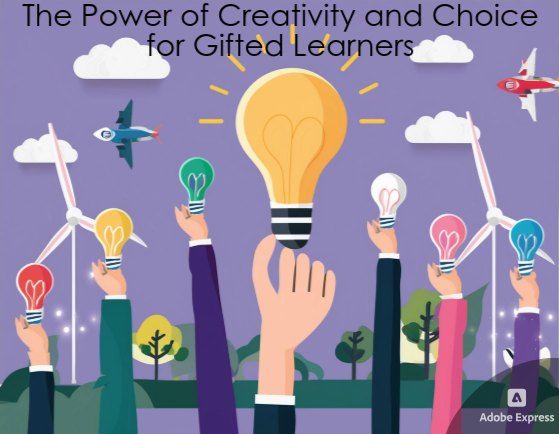 THE POWER OF CREATIVITY AND CHOICE FOR GIFTED LEARNERS