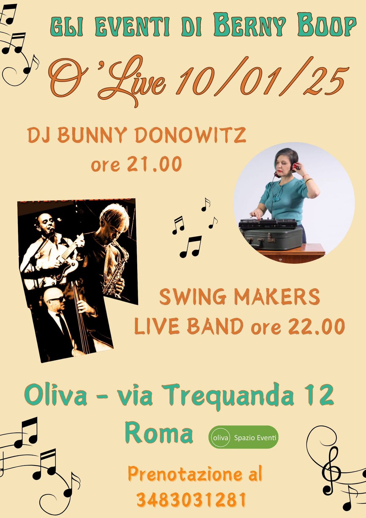 O'LIVE - LIVE BAND +  DJ SET