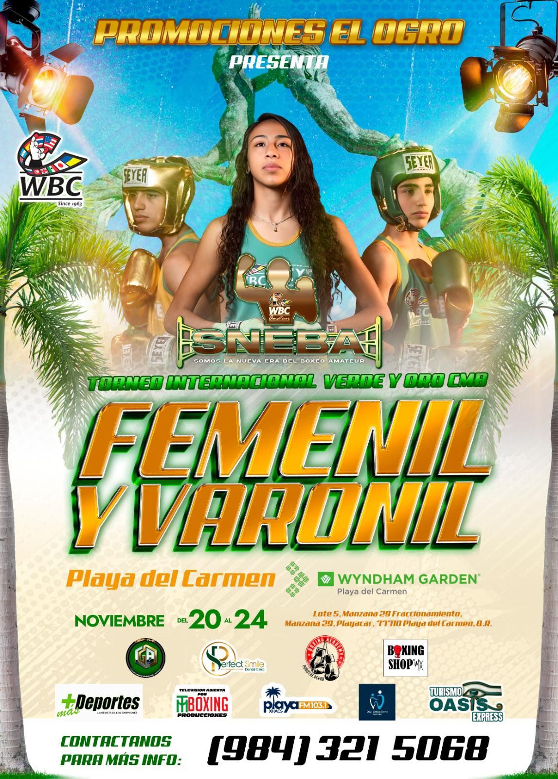 PRIMER TORNEO VERDE Y ORO CMB AMATEUR PLAYA DEL CARMEN