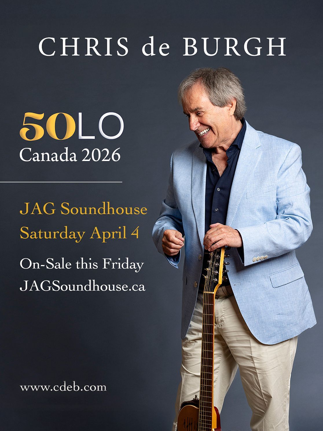 Chris de Burgh: 50LO at JAG Soundhouse