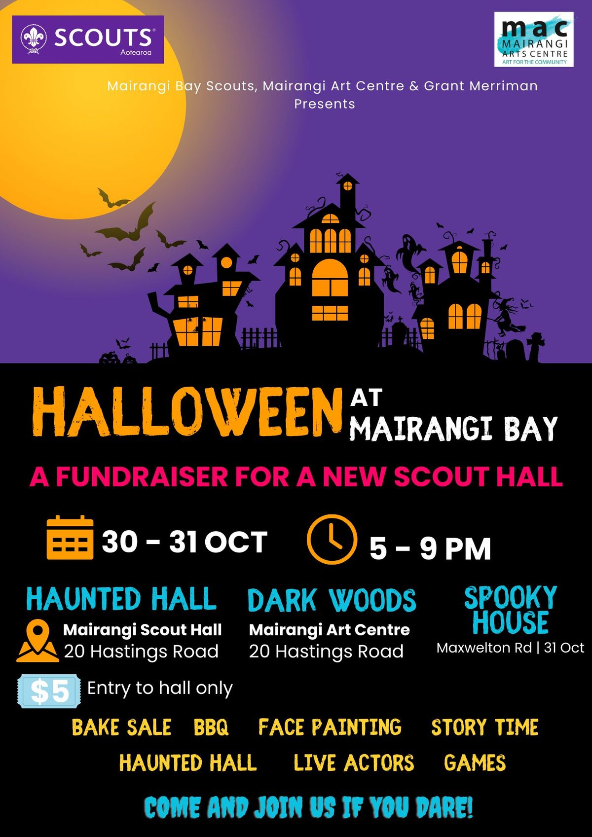 Halloween at Mairangi Bay Scout Hall