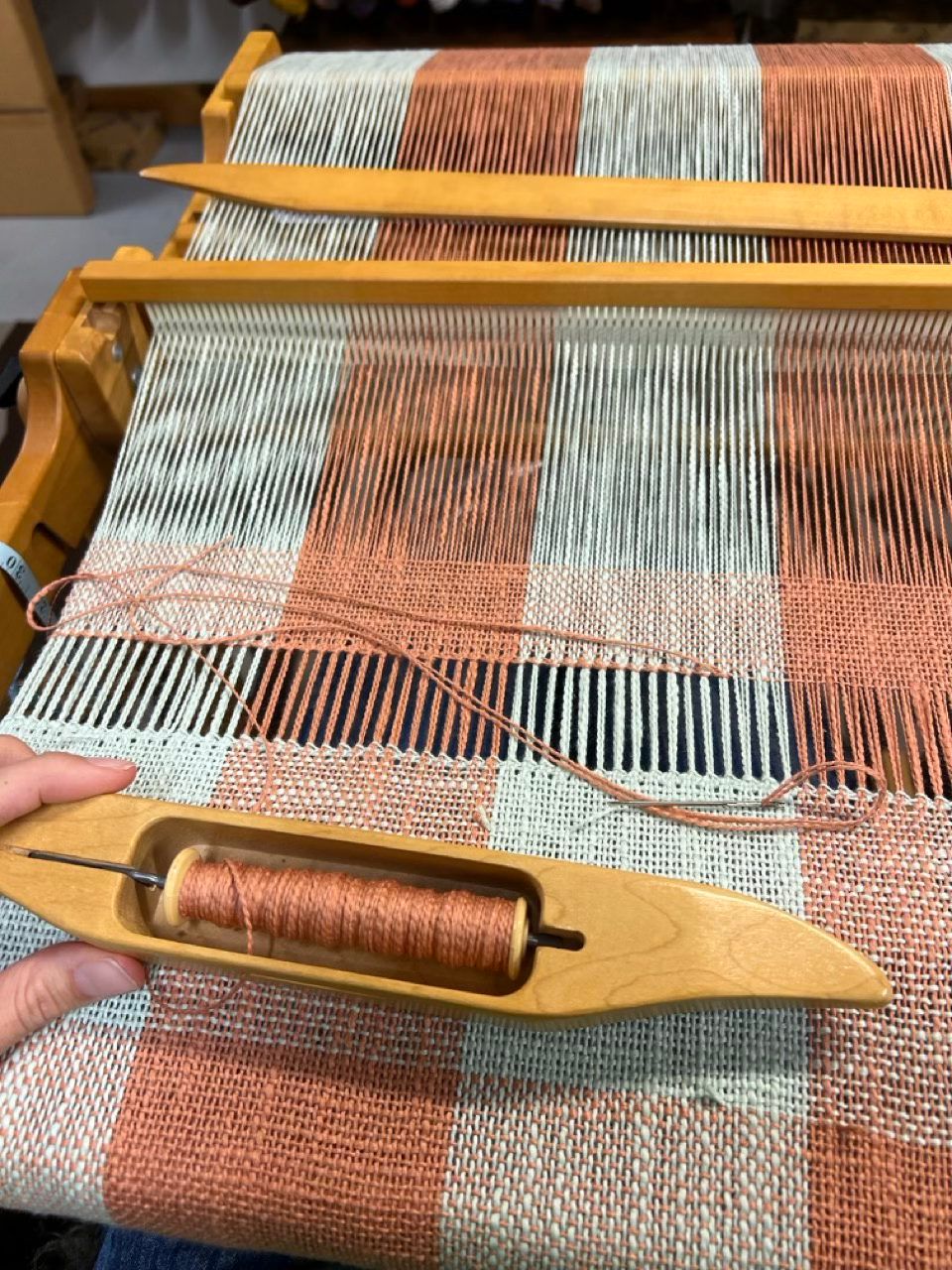 Slubby Squares: Cotton Napkins on a Rigid Heddle Loom with Casey