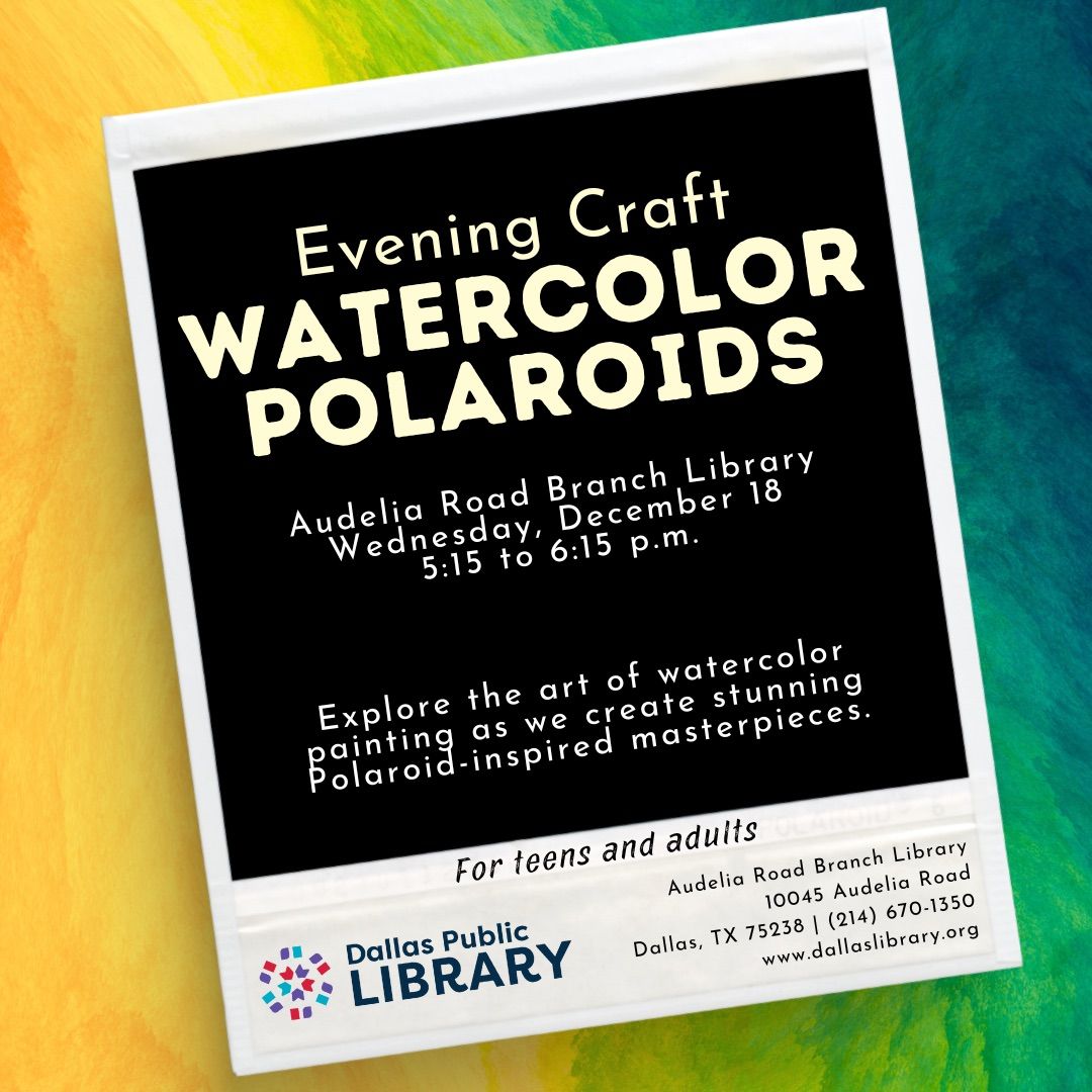 Evening Craft: Watercolor Polaroids