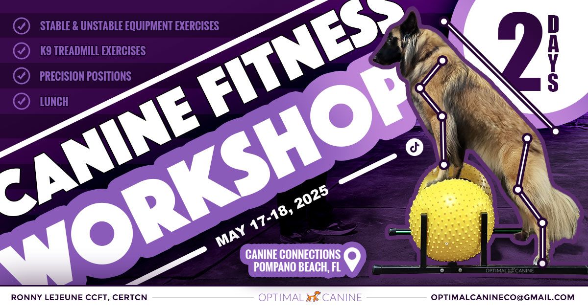 Canine Fitness Workshop \u2013 Pompano Beach, FL