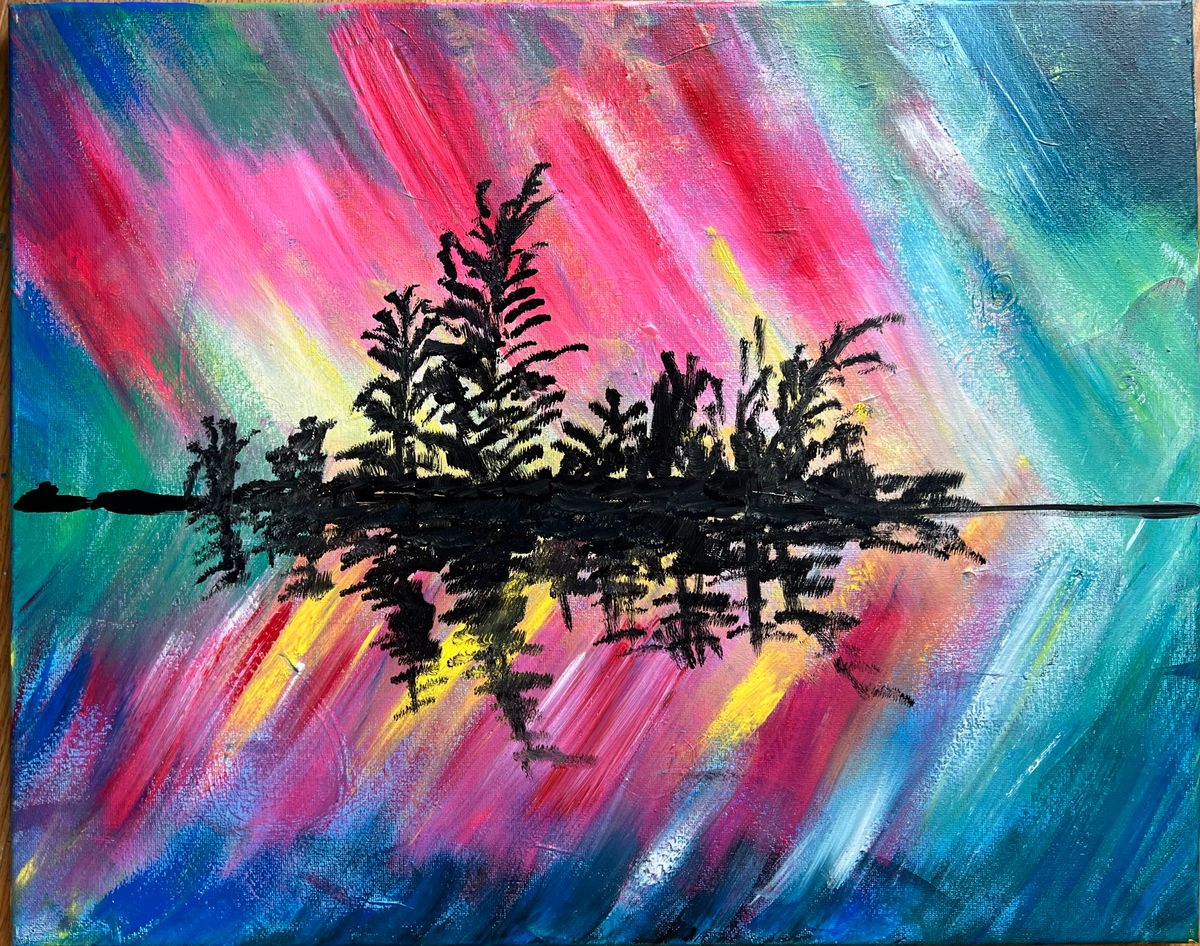 Northern Lights Paint night 