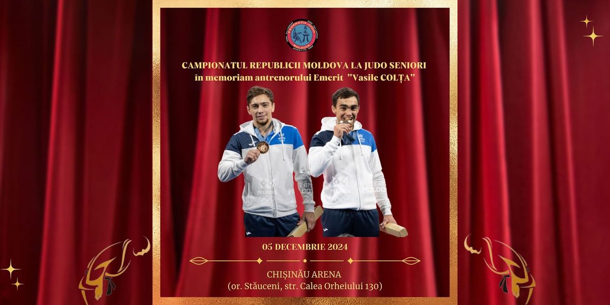 Campionatul Republicii Moldova la Judo Seniori \u00een memoria Vasile COL\u0162A