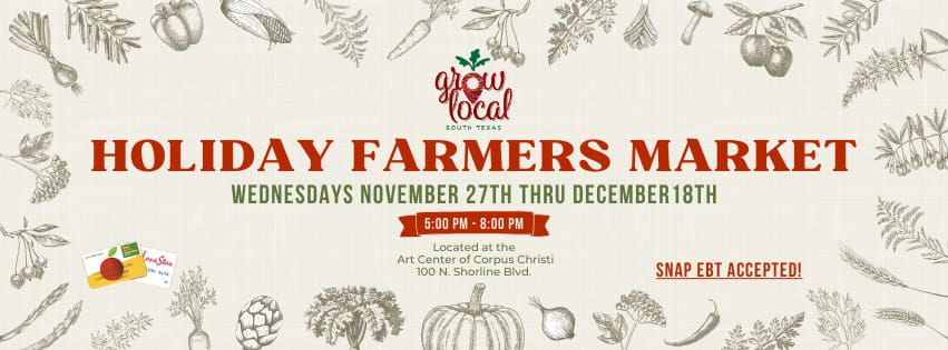 Grow Local HOLIDAY MARKET | December 11th, 2024