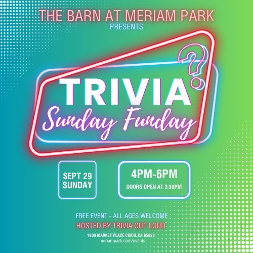 The Barn presents Sunday Funday Trivia!