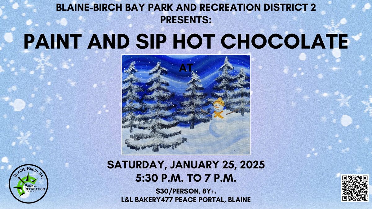 Paint and Sip Hot Chocolate at L&L Bakery