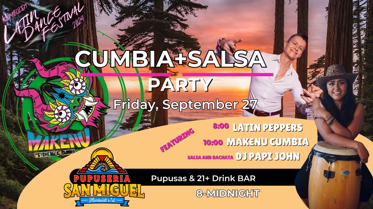 CUMBIA and Salsa Mixer Party 