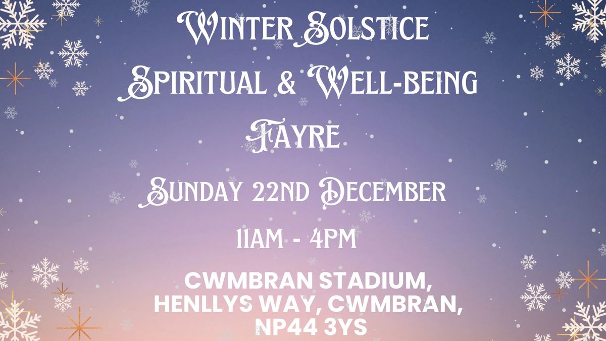 Winter Solstice Spiritual & Well-being Fayre 