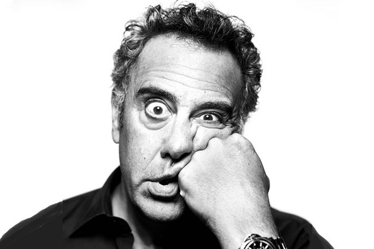 Brad Garrett with April Macie