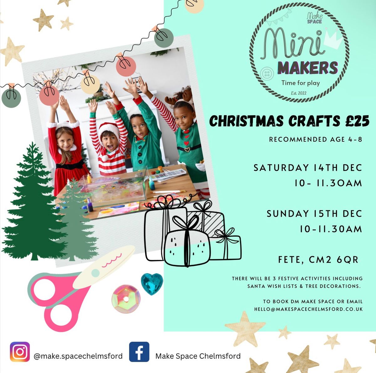 Kids Christmas Craft Class 