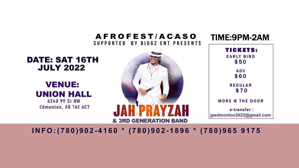 Jah Prayzah Edmonton Live22