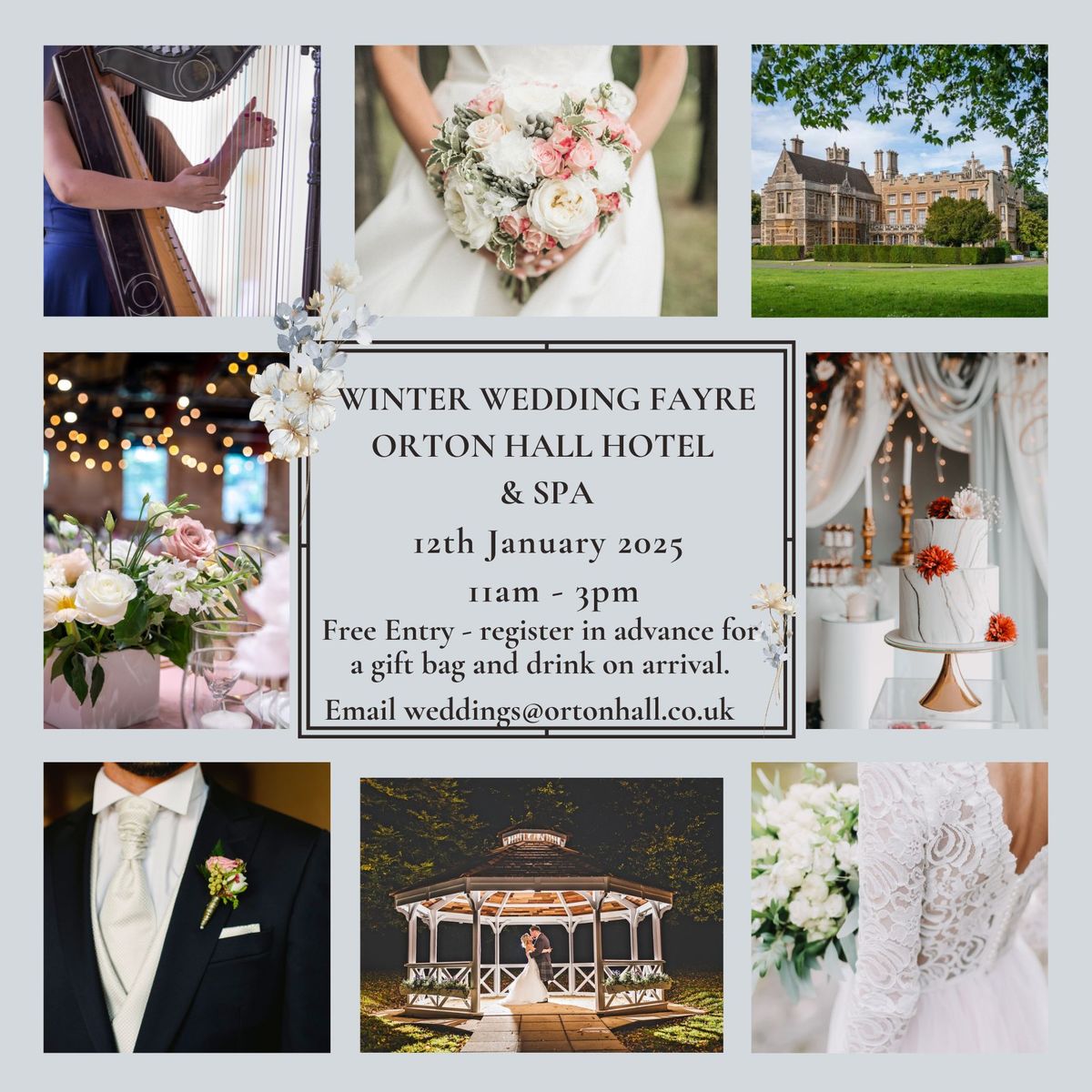 Winter Wedding Fayre at Orton Hall Hotel & Spa