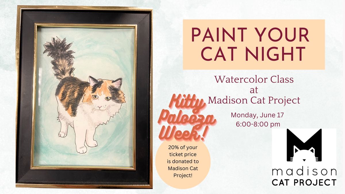 Paint your Cat Night at Madison Cat Project