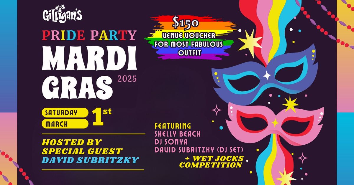 MARDI GRAS 'PRIDE PARTY' 2025! 