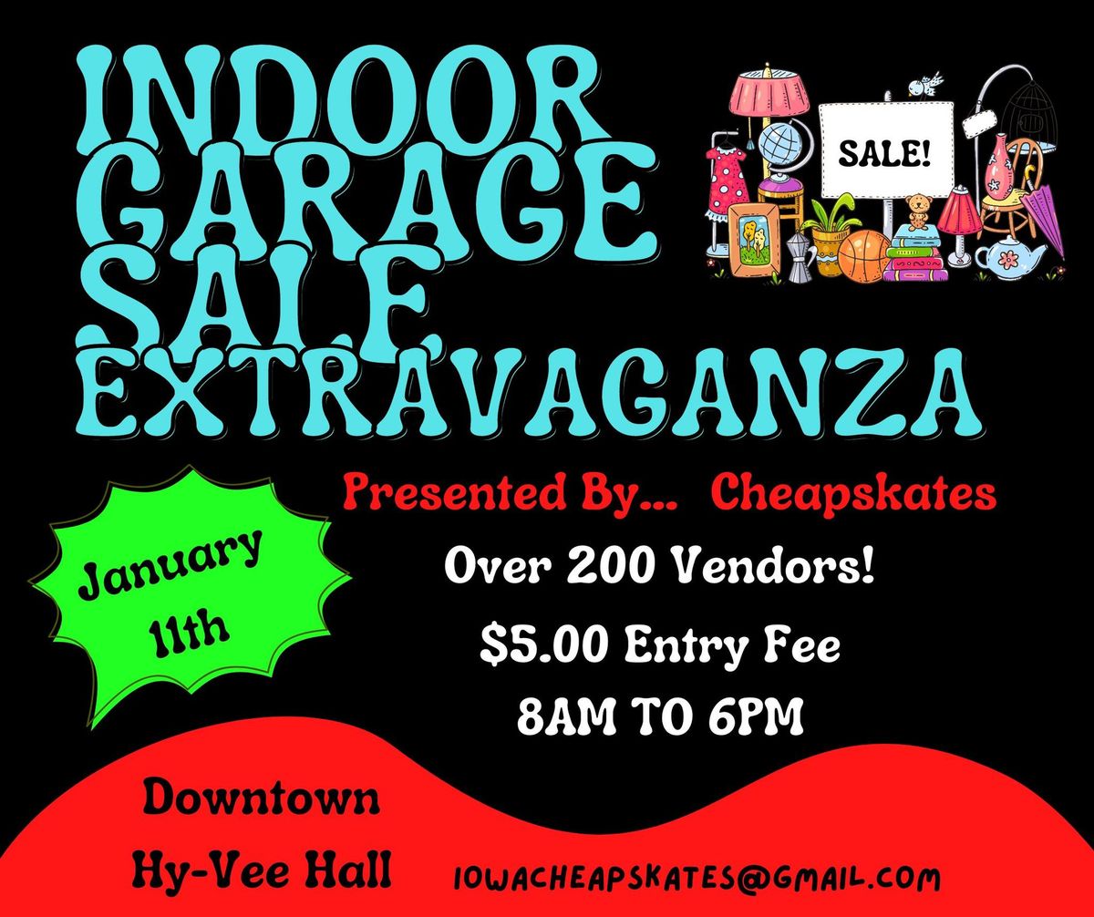 Big Indoor Garage Sale Extravaganza