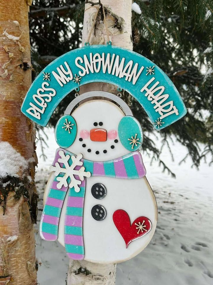 Snowman Door Hanger Workshop