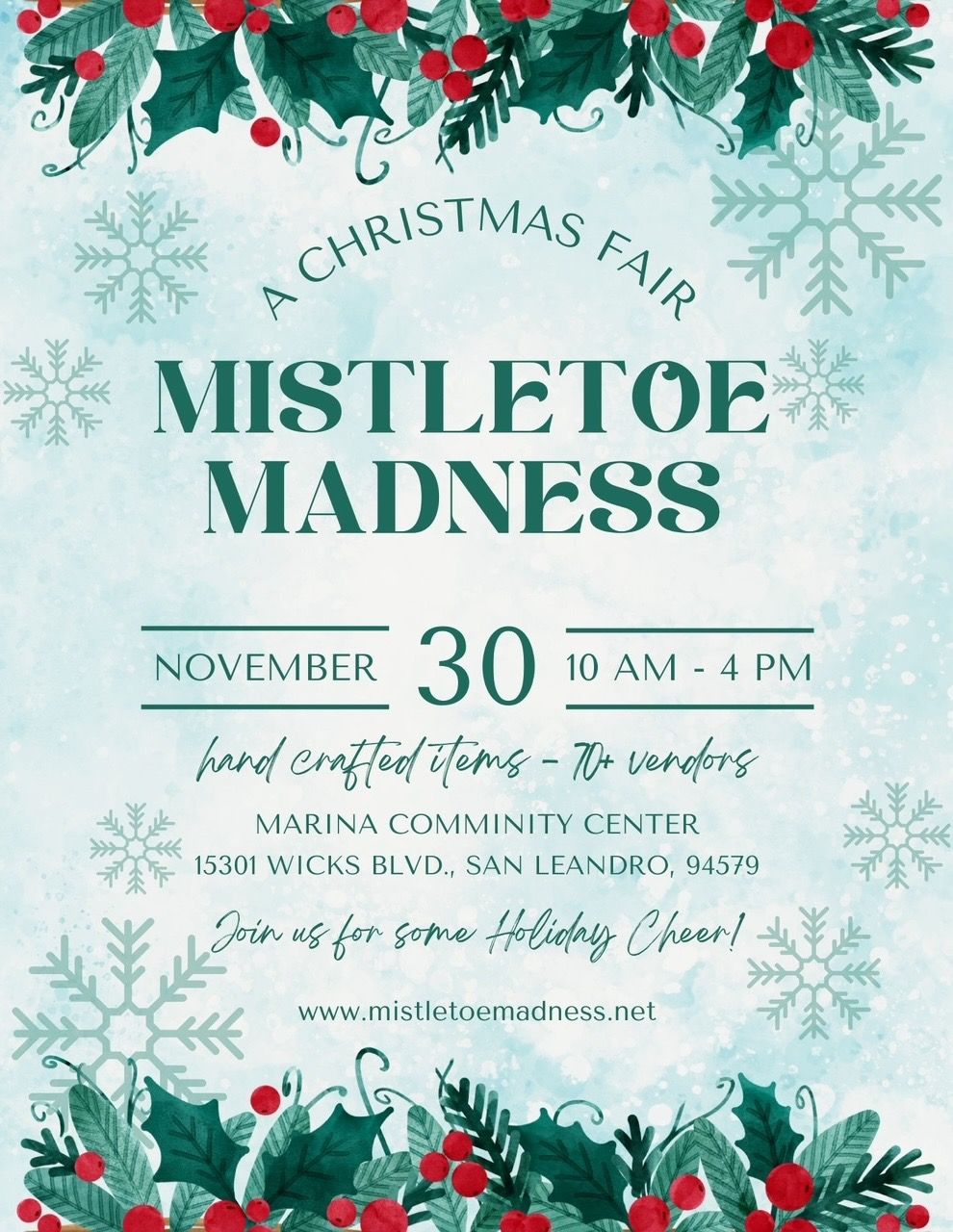 Mistletoe Madness A Christmas Fair