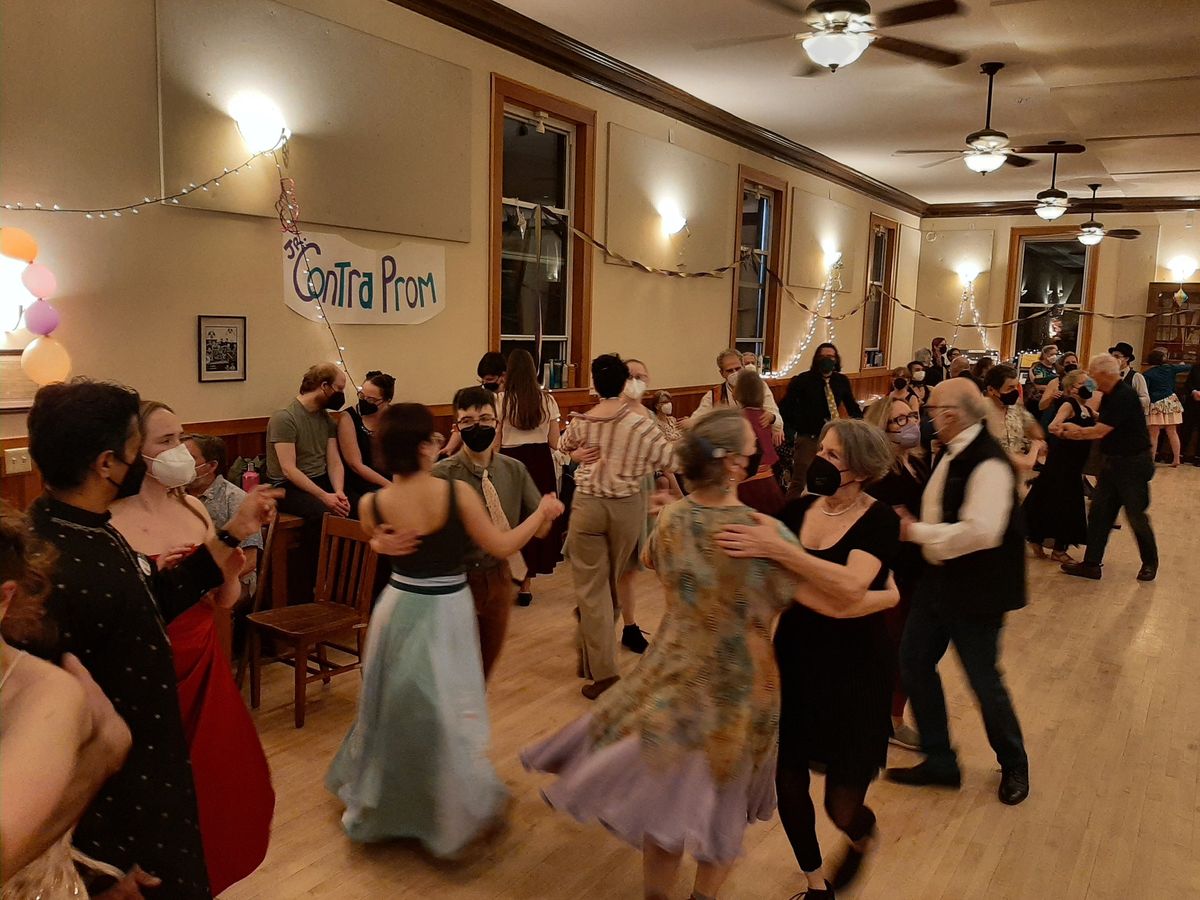 The Friends of Greenfield Dance Annual Contra (and ECD) Prom 