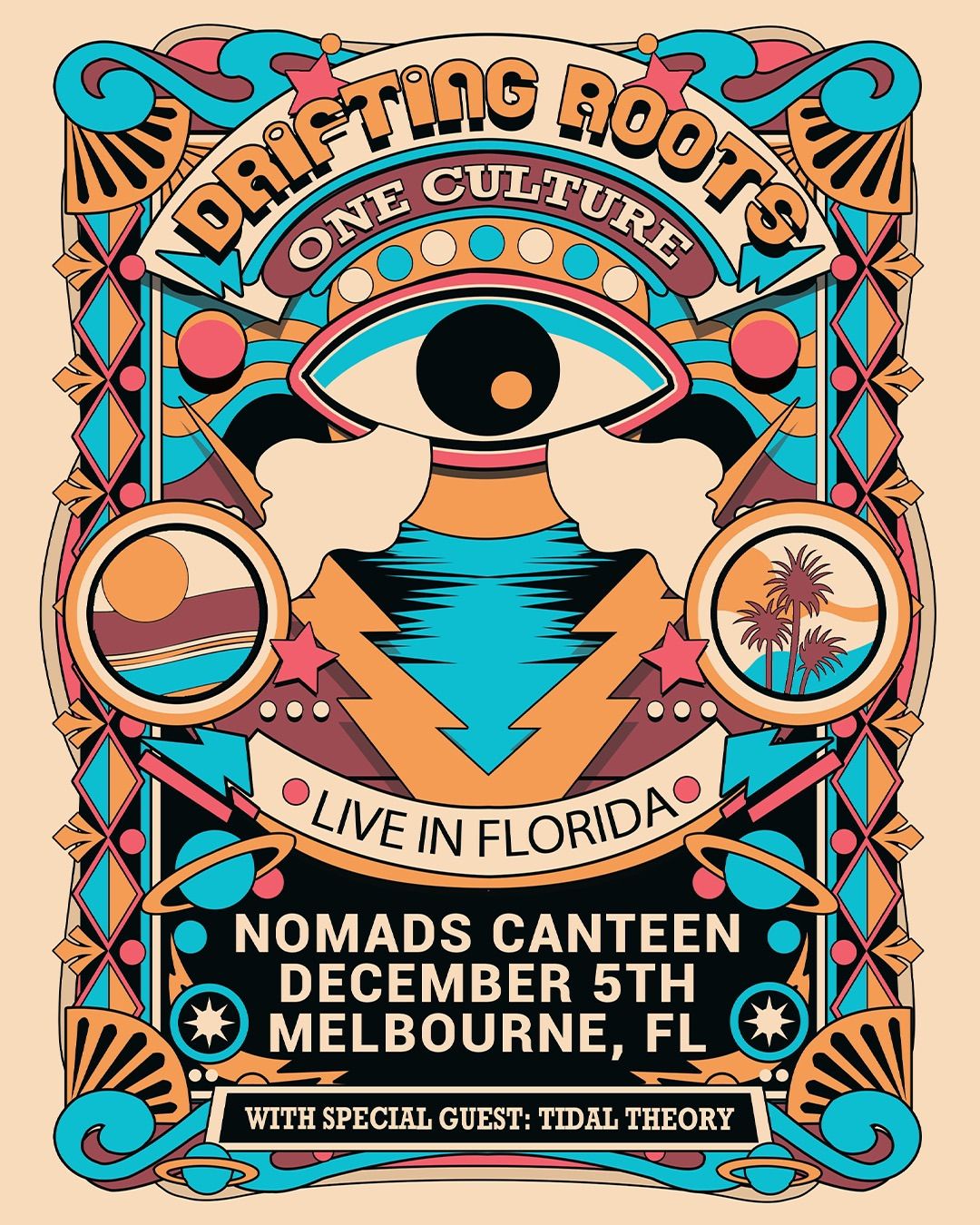 Drifting Roots with One Culture and Tidal Theory at Nomads Canteen