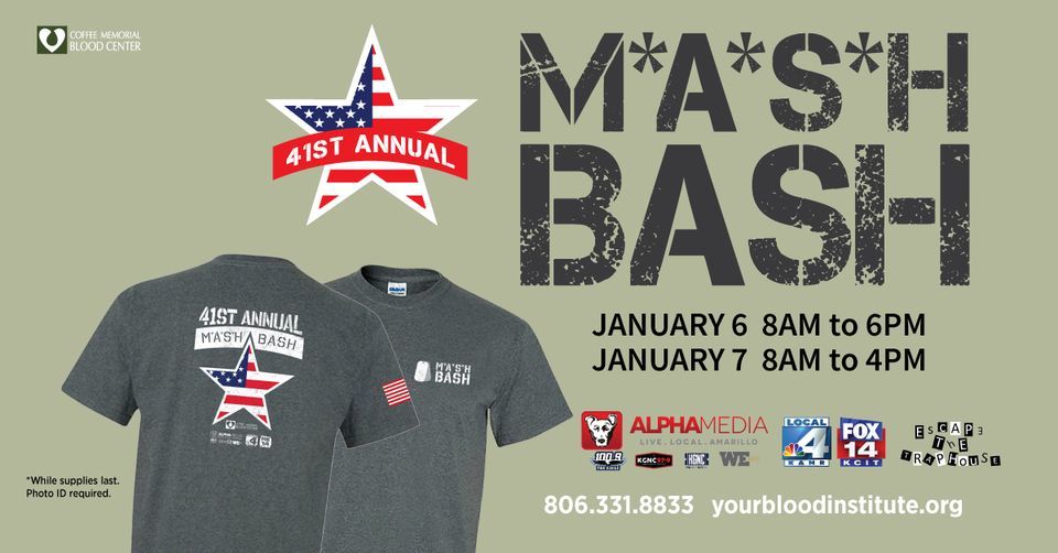 41st Annual MASH Bash Blood Drive