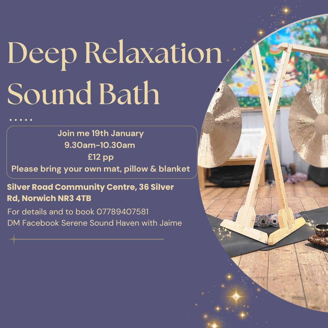 Deep Relaxation Sunday Sound Bath @ Silver Road Community Centre