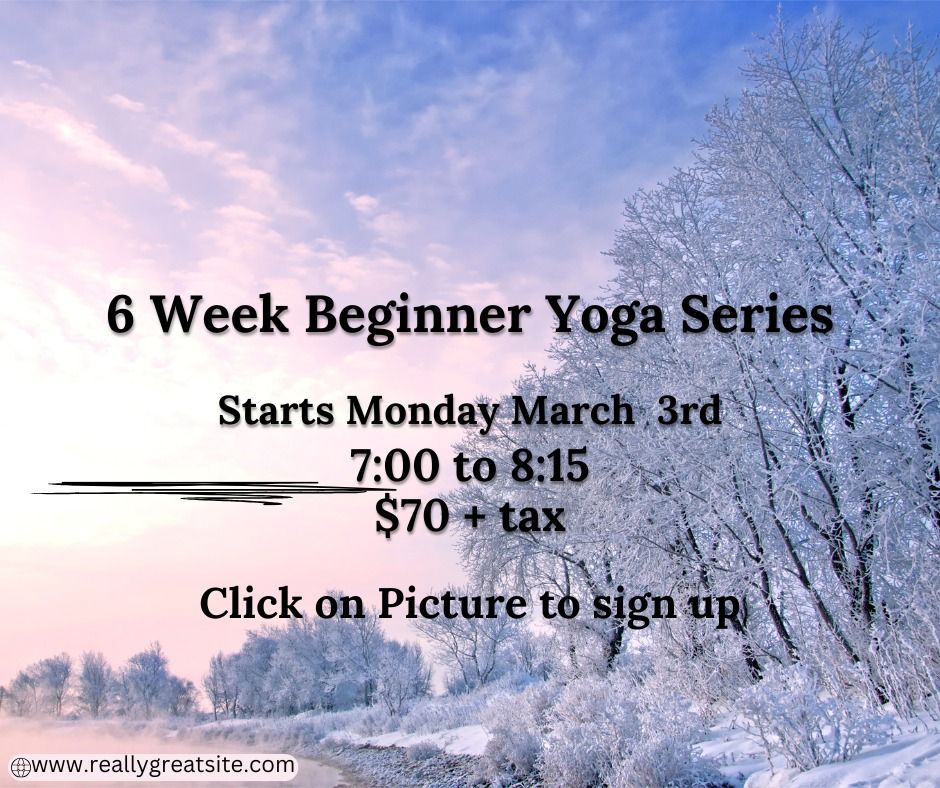 6 Week Beginner Yoga Series (click on picture to sign up)